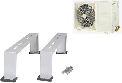TOPREDO 100% High Quality Metal Floor Mounted AC Stand Special Coated Super Quality Split Ac Outdoor Unit Stand for Up to 2 Ton Air Conditioner. 50cm x 8cm 50cm x 8cm Shelf Bracket