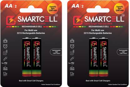 Smartcell AA Ni-MH Rechargeable 2500mAH  Battery