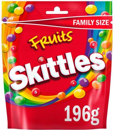Skittles Fruits Sweets Flavoured Candy (Imported) Fruits Sweets Skittles