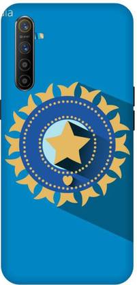Phone Milaley.com Back Cover for Realme X2 (INDIAN Cricket LOGO ,Cases Cover