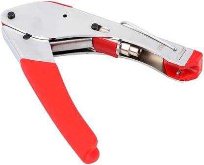 uptodateprouducts Compression Tool Crimper Crimping Tool Coaxial Cable Tool Compression Tool Crimper for Coaxial F Connector R_G6/R_G59 Cable ` Manual Crimper