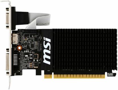MSI V809-2000R GDDR3 2 GB NVIDIA Chipset 64 bit 1800 MHz Graphics Card