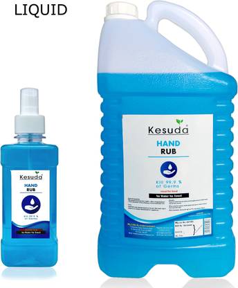 KESUDA 250ml  MIST Spray with 5 Liter LIQUID  (250ml+5L) Sanitizer Spray Can