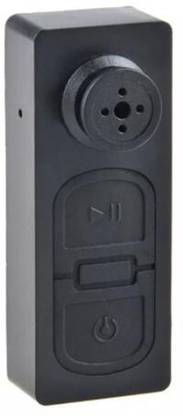 TECHNOVIEW Spy Button Security Camera Small Size Video Audio Recording 1 Hour Security Camera