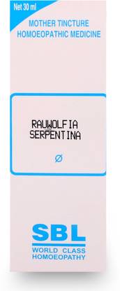 SBL Rauwolfia Serpentina Q Mother Tincture
