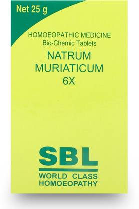 SBL Natrum Muriaticum 6X Tablets