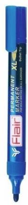FLAIR Permanent Marker Blue Pack of 10