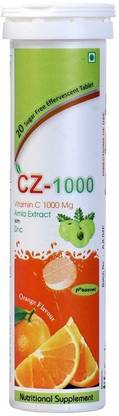 LIFE STYLE STUDIO CZ-1000 Sugar Free Effervescent Vitamin C Tablet With Amla Extract And Zinc