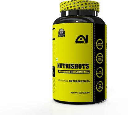 ABSOLUTE NUTRITION Nutrishots Multivitamin Daily for Men & Women (60 Tablets)