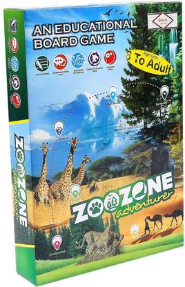 BORAD Zoozone Adventurer Board Game Educational Board Games