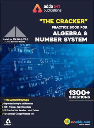 The Cracker Practice Book for Algebra and Number System (In English Printed Edition)