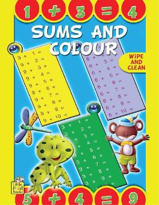 Learn And Write (Wipe And Clean) Sums and Colour