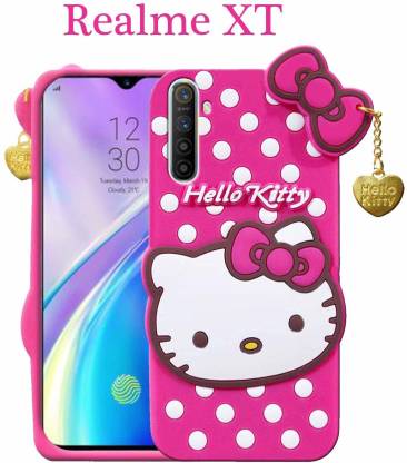 ClickAway Back Cover for Realme XT Premium Hello Kitty Cute Case For Girls/Women | All Side Protection