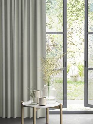 DDECOR Live beautiful 260 cm (9 ft) Long Door Polyester Blackout Curtain Single Curtain