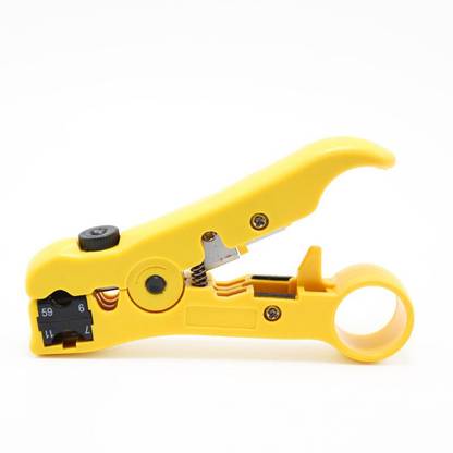 uptodateprouducts Rotary Coax Coaxial Cable Wire Cutter Rotary Coax Coaxial Cable Wire Cutter Stripping Tool RG59 RG6 RG7 RG11 Electrical Cable Stripper Wire Cutter