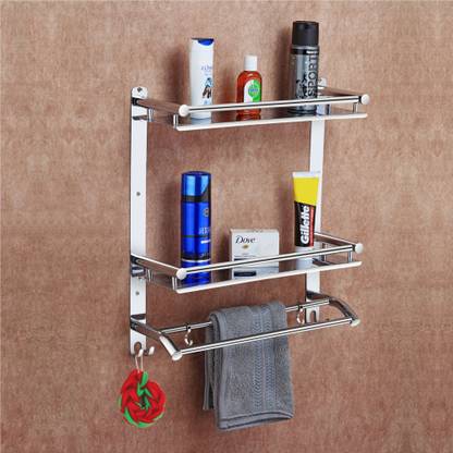 SMART SLIDE Stainless Steel Wall Shelf