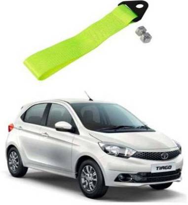 Auto Mac tiaggo Front Rear Racing Car Tow Towing Strap Bumper Hook Green Color Front and Rear Mount Towing Hook