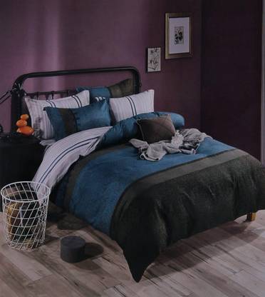 Soft Touch 144 TC Polycotton Queen Printed Flat Bedsheet