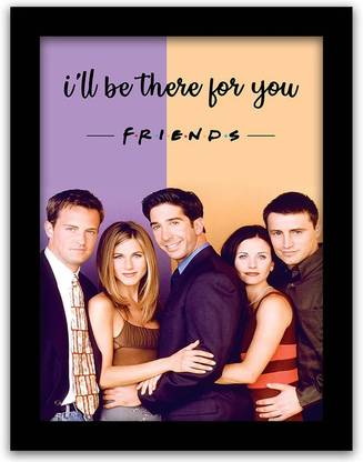 Friends TV Series Poster with Frame - Friends Web Series Framed Posters for Room Paper Print
