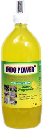 INDOPOWER Disinfectant Sanitizer Spray ANTI GERM CLEAN (QUICK REMOVES GERM) Lemon 1ltr. MULTI