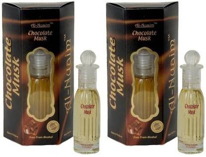 Al Nuaim CHOCOLATE MUSK 25 ML (PACK OF 2) Herbal Attar