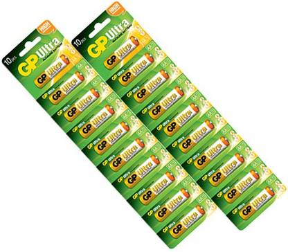 GP Ultra Alkaline AA 10 1.5V   Battery