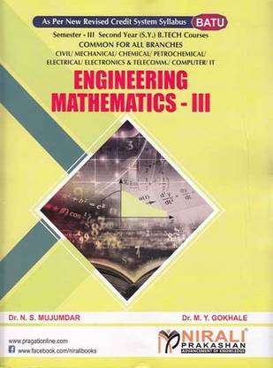 ENGINEERING MATHEMATICS 3 (For DBATU - Semester 3 - Civil, Mechanical, E&TC, Computer/IT,Chemical, Electrical, Petrochemical Engineering)