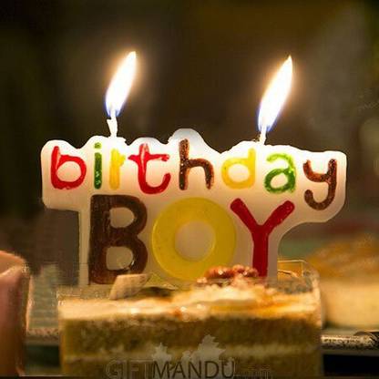 Bloomsevent Boy Happy Birthday Candles for kids, candles for birthday party Candle
