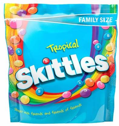 Skittles Tropical Fruit Candy (Imported) Tropical Skittles