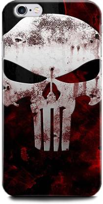 INDICRAFT Back Cover for Apple iPhone 6 Plus PUNISHER, SKULL MONSTER , JOLLY ROGER, VINYL STICKER