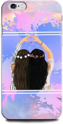 INDICRAFT Back Cover for Apple iPhone 6s FRIEND, ANIME, BFF, BEST FRIENDS, FOREVER, GIRLS