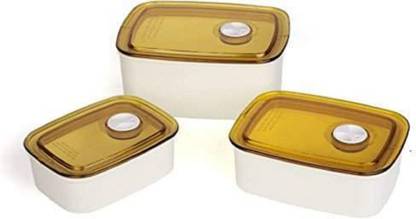 Jain Art Villa Plastic Grocery Container  - 1100 ml, 550 ml, 330 ml