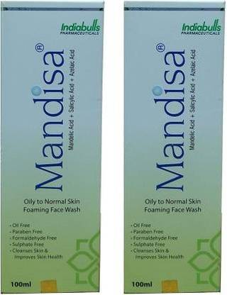 MANDISA FOAMING FACE WASH 100ml for improve skin health - Pack of 2*100ml Face Wash