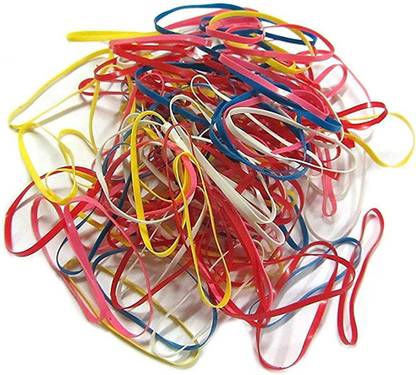 S Mark Smark Pack of 120 Small Elastics Stretchy Hair Tie Ponytail Hair Rubber Band Holder for Women (Multi Color) Hair Band