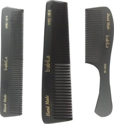 BABILA 1 HAND MADE HAIR COMB (HMBC-185D) + 1 HAND MADE HAIR COMB (HMBC-182) + 1HAND MADE HAIR COMB (HMBC-183D)