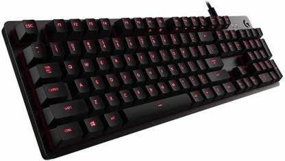 Logitech G413 CARBON Wired USB Standard Gaming Keyboard Compatible with Desktop, Laptop, Mac