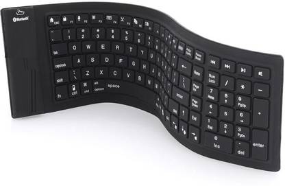 TSV Silicone Rubber Waterproof Fast Speed Keyboard Bluetooth Handheld Multi-device Keyboard
