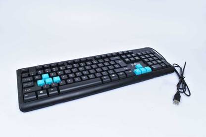 irvine 01 KEYBOARD Wired USB Standard Multi-device Keyboard Compatible with Desktop, Laptop, Tablet, iPad, Mac