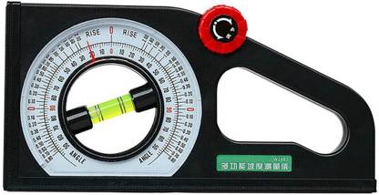 uptodateprouducts Multifunctional Protractor Angle Finder Slope Scale Level Angle Finder Slope Scale Level Measuring Instrument Angle Measuring Tool Slope Ruler Measuring Tool Non-magnetic Engineer's Precision Level