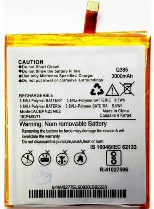RD Traders Mobile Battery For  Micromax Micromax