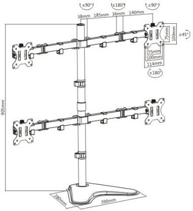 Lumi LDT12-T048N Desk Mount Monitor Arm