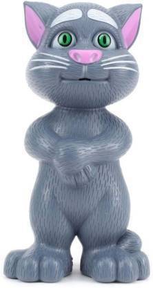 ST TOYS Talking Tom Intelligent Touching Cat with Wonderful Voice, Stories and Songs, with Touch Functions [colour - grey]
