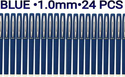 Baoke Baoke gel ink pens colorful gel pen 1.0 mm rubber grip custom logo pens Roller Ball Pen
