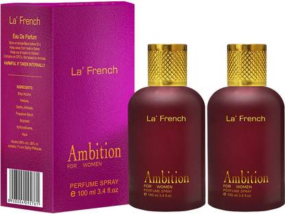 La French AMBITION Pack of 2 Eau de Parfum  -  200 ml