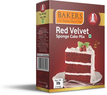 Bakers Red Velvet Sponge Cake Mix 225 g