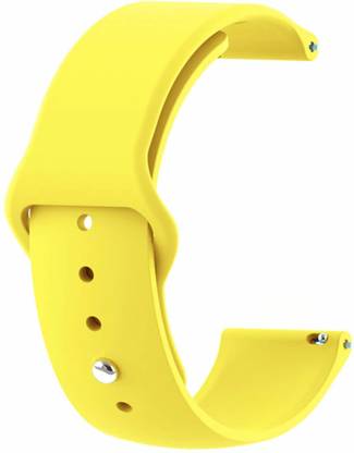 Big Wings 20mm Silicone Strap Compatible with Noise Colorfit Brio, Realme Dizo Watch 2 Smart Watch Strap
