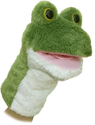 Aurora World Frog Puppet  - 10 inch