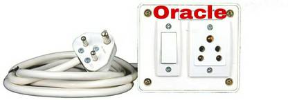 ORACLE anchor extension Board with long wire 3m(1.5 mm) 1 Socket 1 Switch 6 Amp (polycarbonate) (white) (3 M) extension board 1  Socket Extension Boards