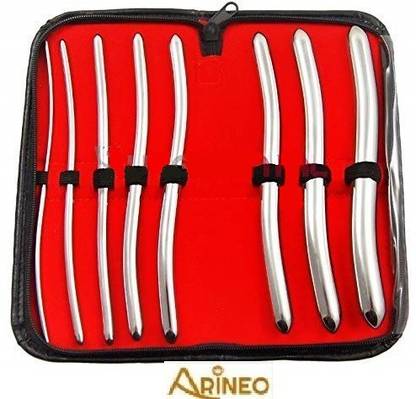 ARINEO Hegar Cervix Dilators Set Of 8 Double Ended Vaginal Dilator