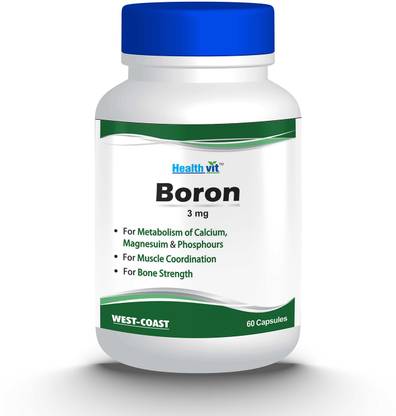 HealthVit Boron 3 mg - 60 Capsules